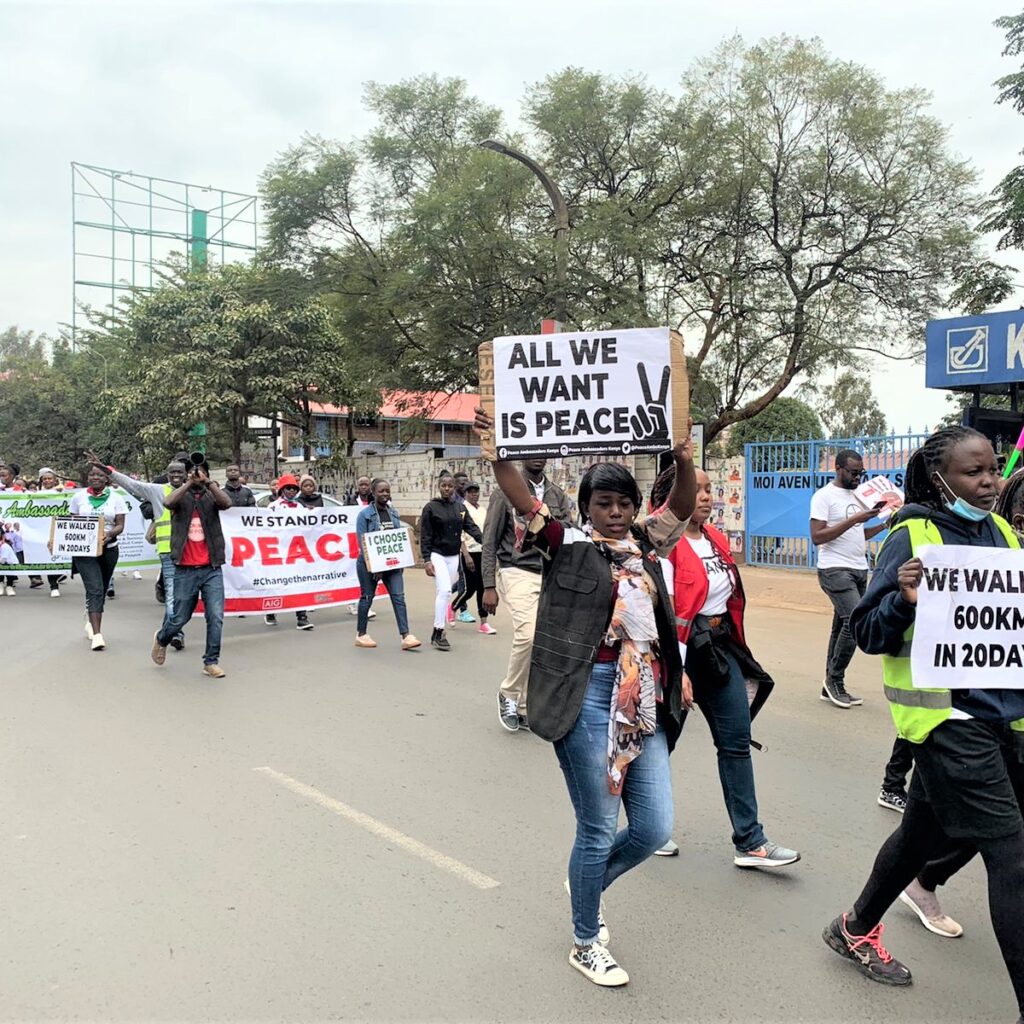 1200 KENYAN YOUTH COVER A 600KM WALK FOR PEACE